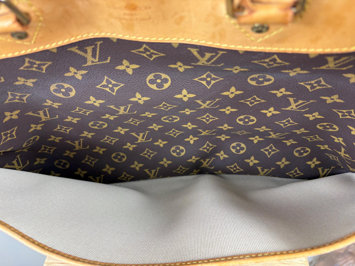 Authentic Louis Vuitton Alize 24 Heures Luggage Monogram Bag