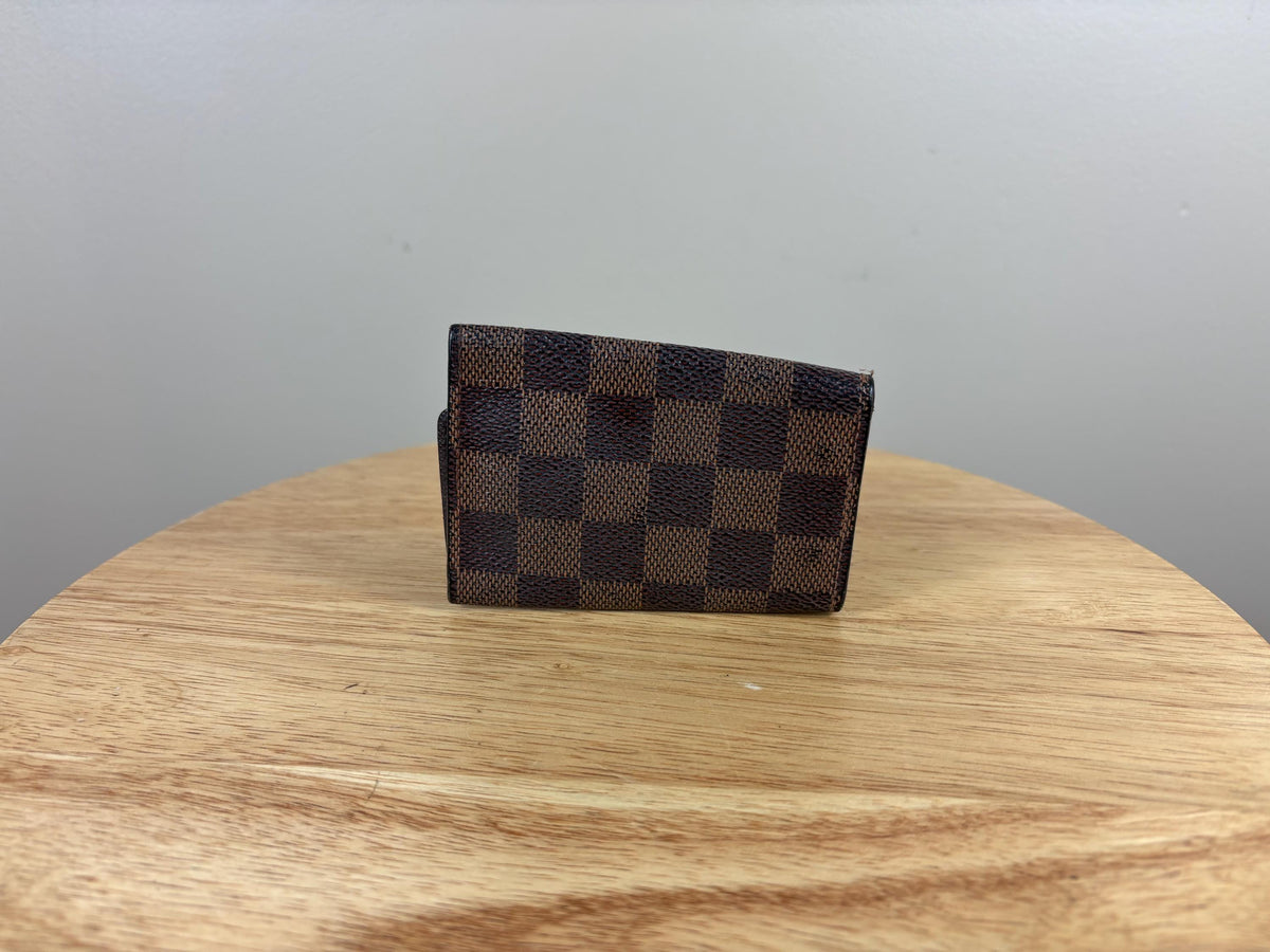 Authentic Louis Vuitton Damier Ebene 6 Key Case