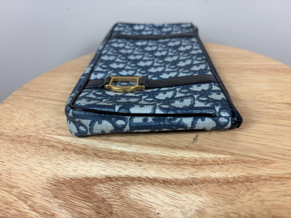 Authentic Christian Dior Trotter Diorissimo Clutch Travel Cosmetic Pouch