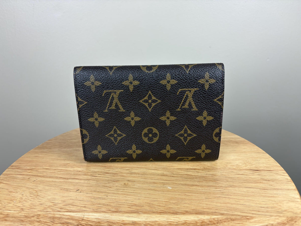 Authentic Louis Vuitton Monogram Porte Tresor International Trifold Wallet
