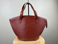 Authentic Louis Vuitton Epi Rust Brown Saint Jacques Hand Bag