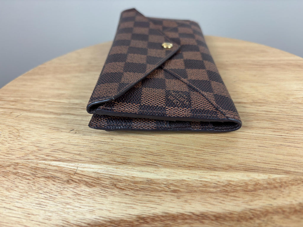 Authentic Louis Vuitton Damier Ebene Origami Wallet w/ Box