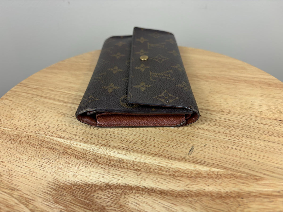 Authentic Louis Vuitton Monogram Porte Tresor International Trifold Wallet