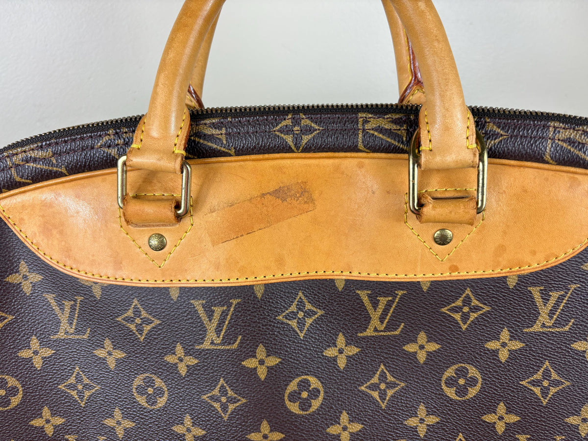 Authentic Louis Vuitton Alize 24 Heures Luggage Monogram Bag