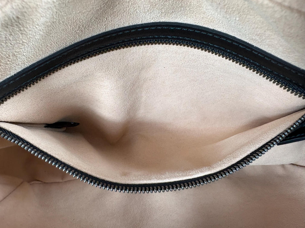 Authentic Gucci Marmont Matelasse Black Leather Belt Bag Size (90/36)