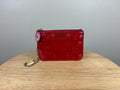 Authentic Louis Vuitton Key Cles Red Vernis Monogram