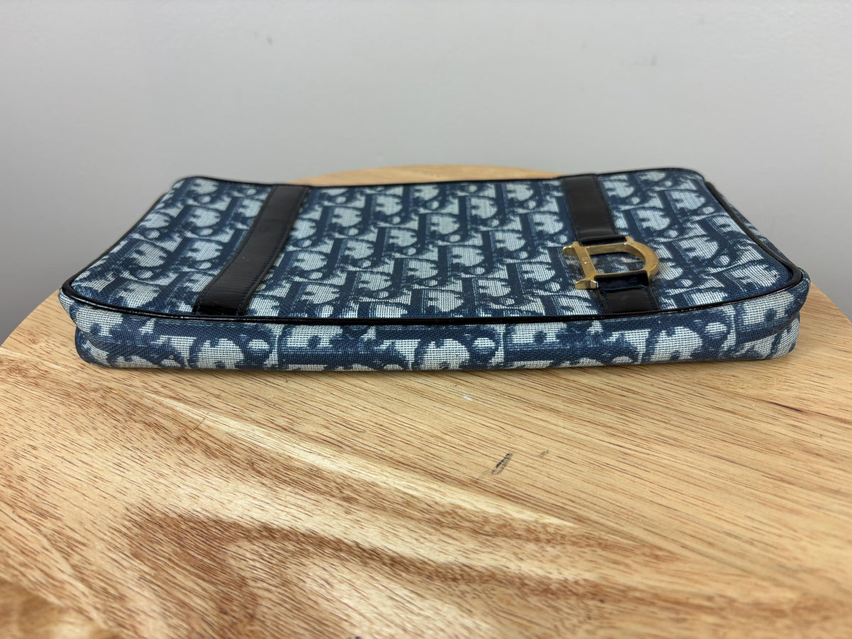 Authentic Christian Dior Trotter Diorissimo Clutch Travel Cosmetic Pouch