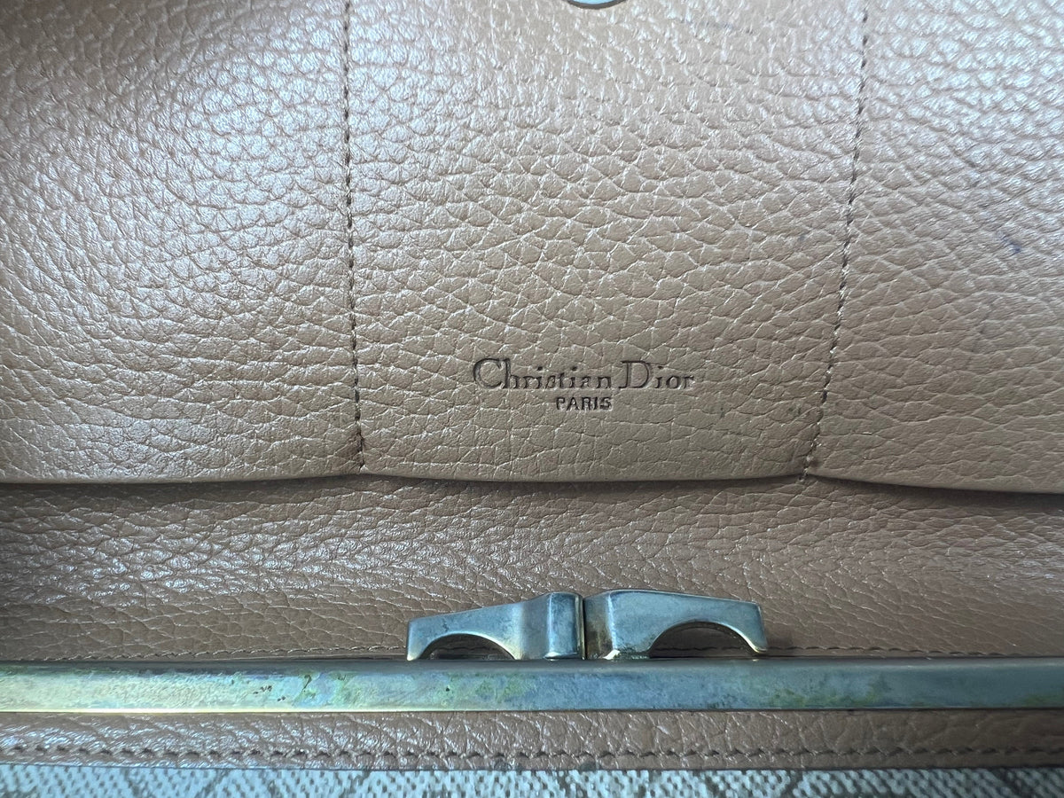 Authentic Christian Dior Long Wallet Monogram