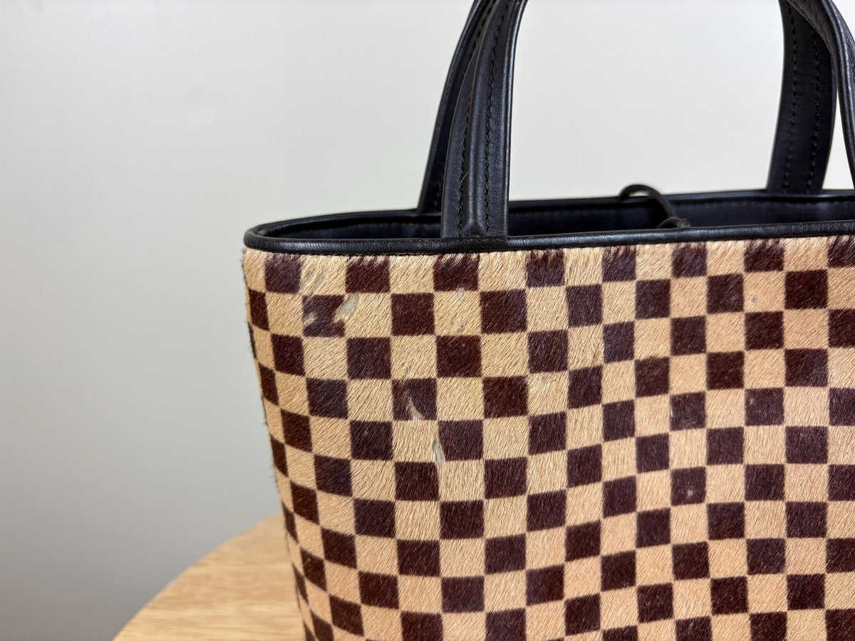 Authentic Louis Vuitton Impala Sauvage Pony Hair Mini Tote Purse
