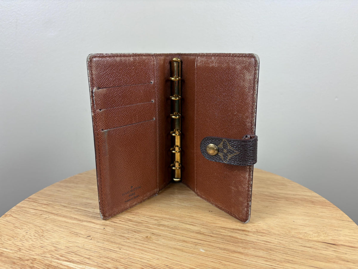 Authentic Louis Vuitton Monogram Agenda PM Notebook Cover