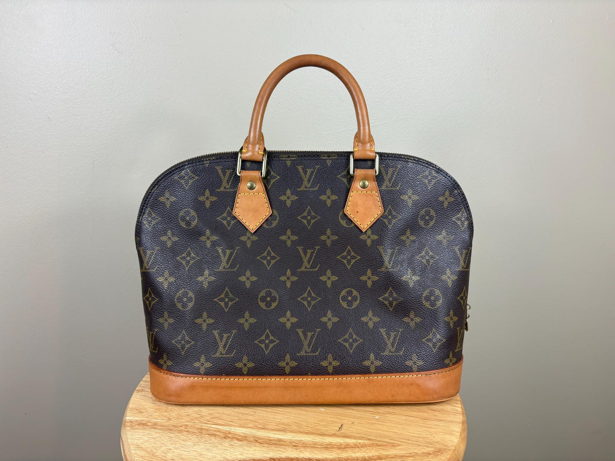 Authentic Louis Vuitton Alma Monogram Handbag