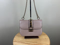 Authentic Valentino Garavani Glam Lock Rockstud Pink Leather Bag
