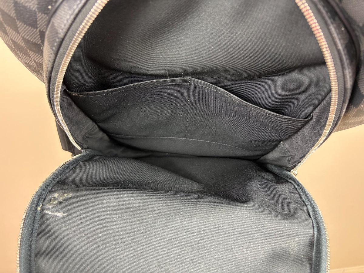 Authentic Louis Vuitton Michael Damier Graphite Backpack w/ COA