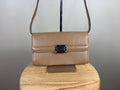 Authentic Gucci GG Linea Matisse Brown Leather Shoulder Bag
