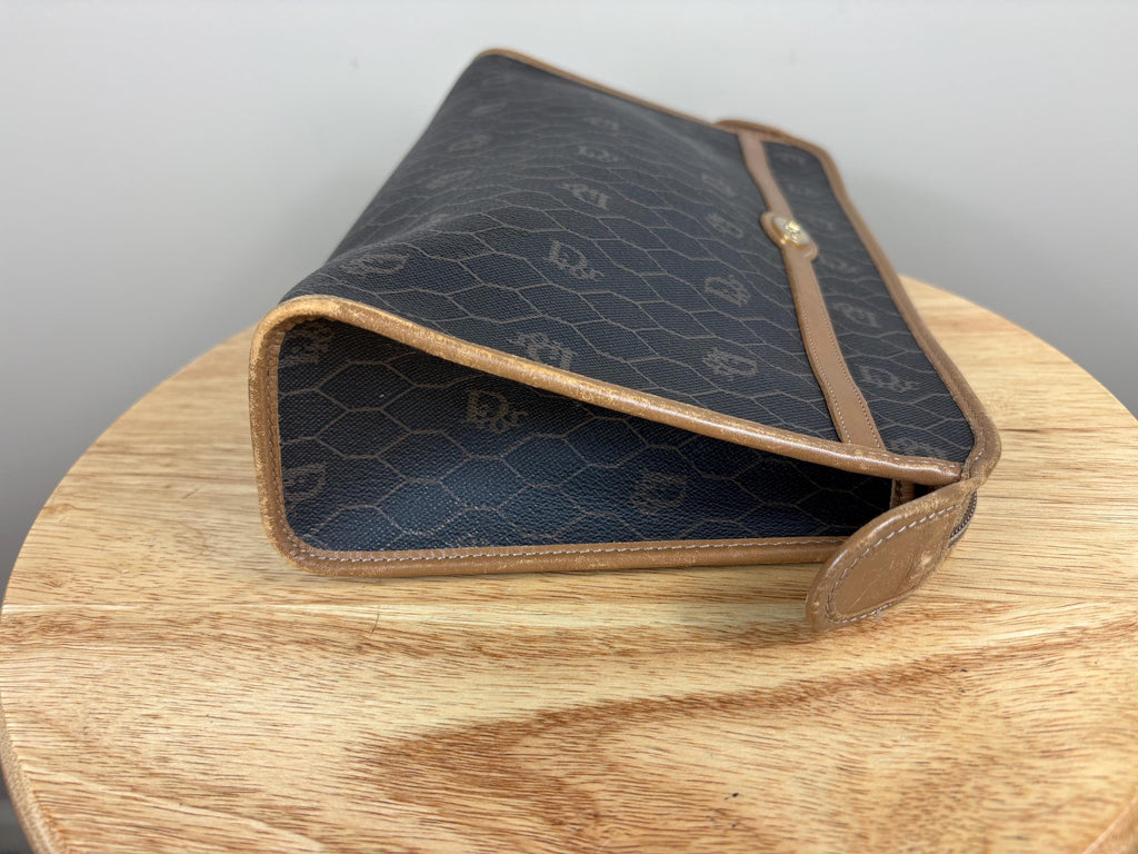 Authentic Christian Dior Canvas Travel Cosmetic Pouch