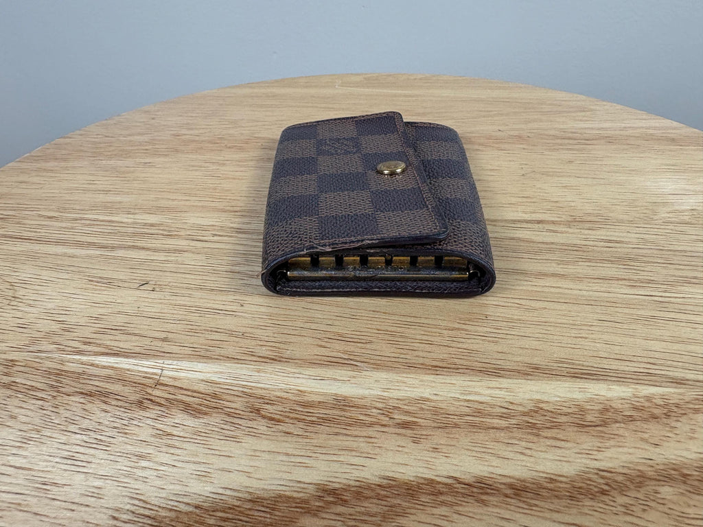 Authentic Louis Vuitton Damier Ebene 6 Key Case