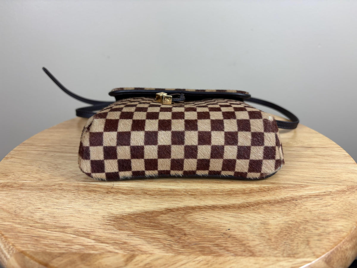 Authentic Louis Vuitton Gazelle Sauvage Pony Hair Crossboody Purse