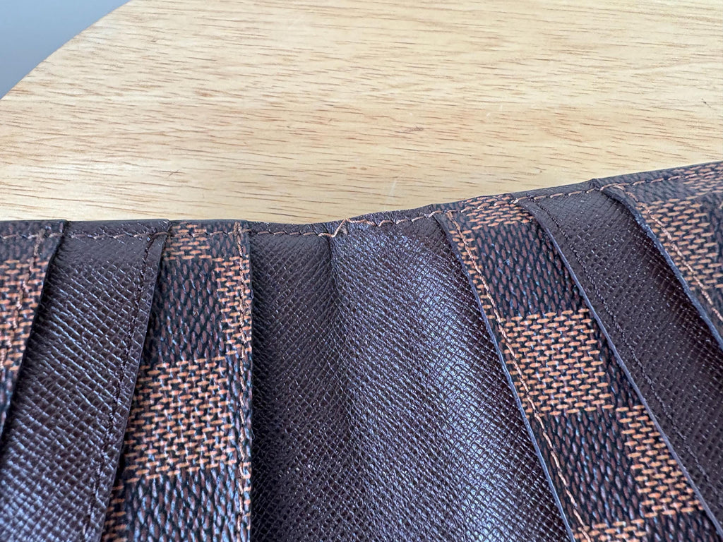 Authentic Louis Vuitton Damier Ebene Origami Wallet w/ Box