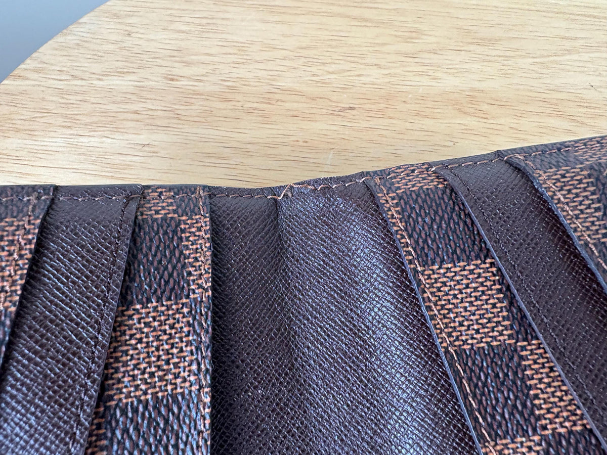 Authentic Louis Vuitton Damier Ebene Origami Wallet w/ Box