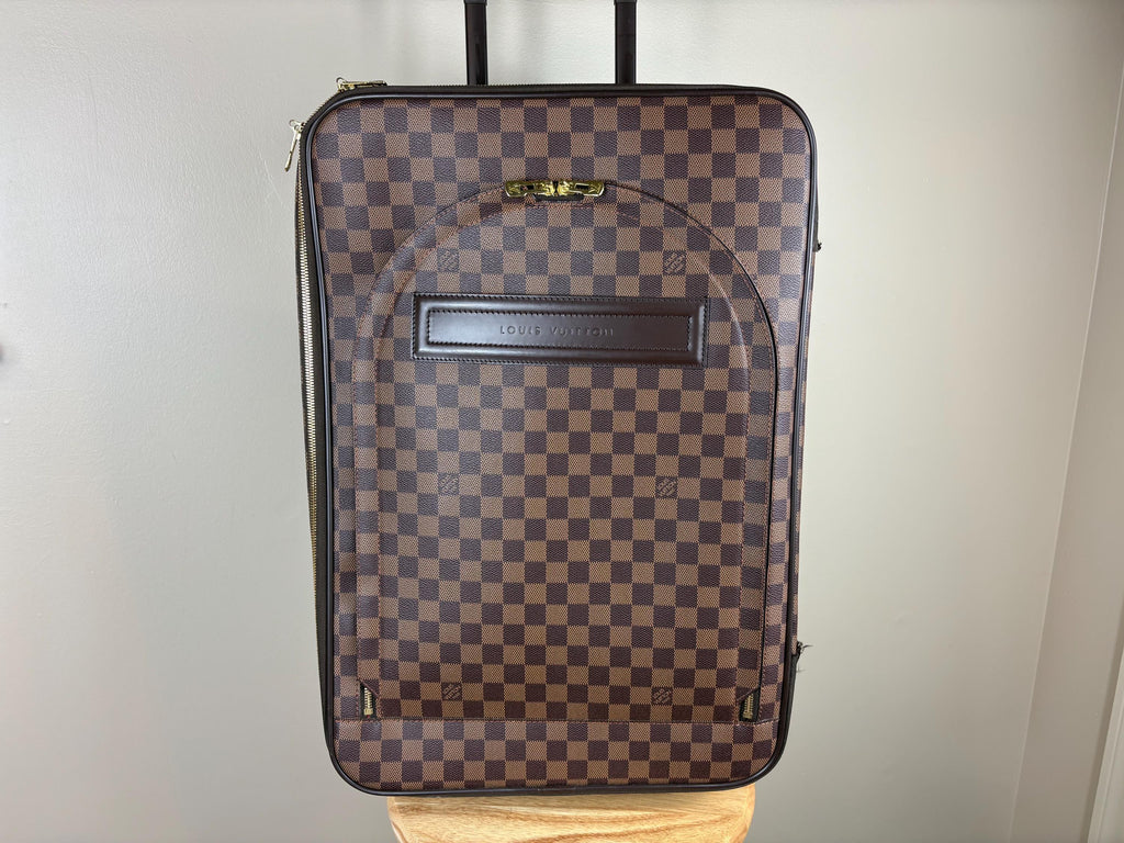 Authentic Louis Vuitton Pegas 55 Damier Ebene Carry On Luggage