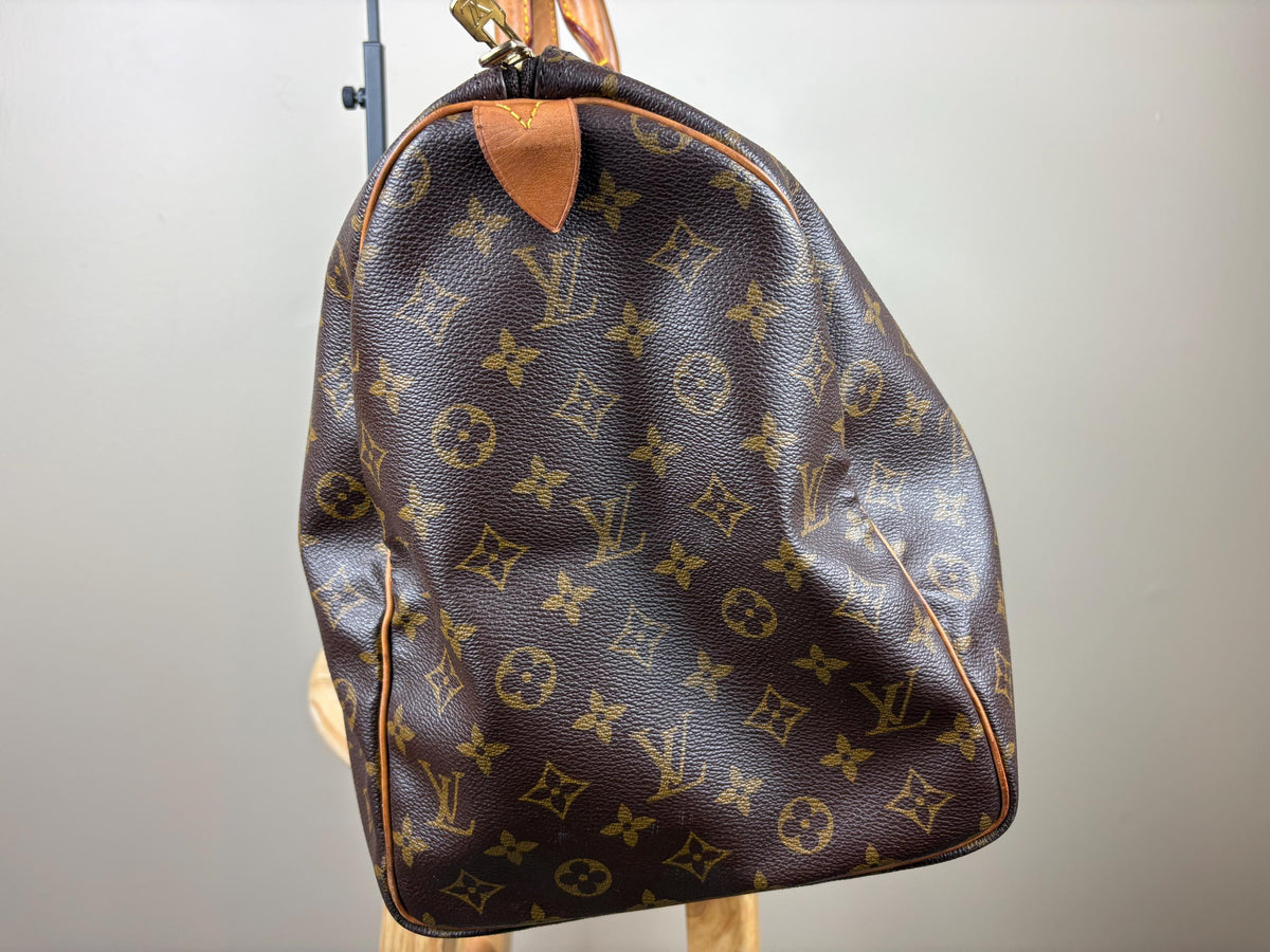 Authentic Louis Vuitton Keepall 50 Monogram Duffle Travel Bag