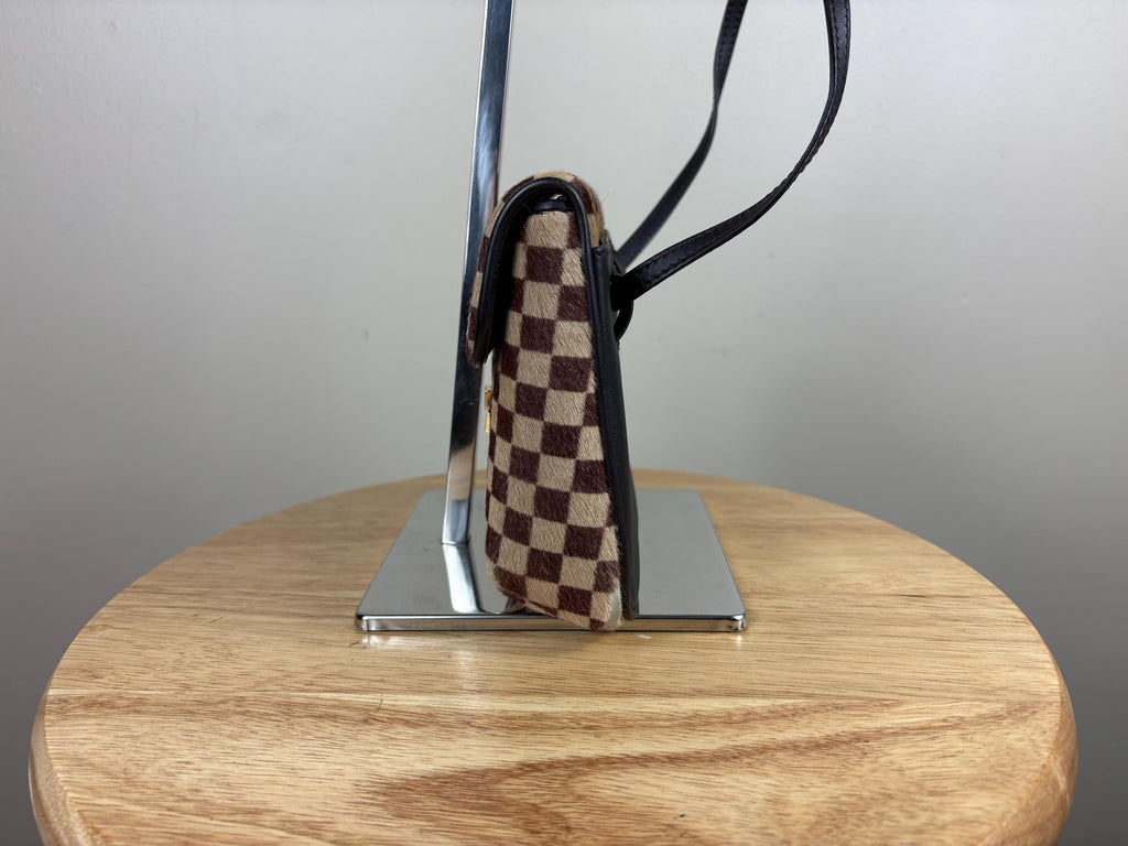Authentic Louis Vuitton Gazelle Sauvage Pony Hair Crossboody Purse