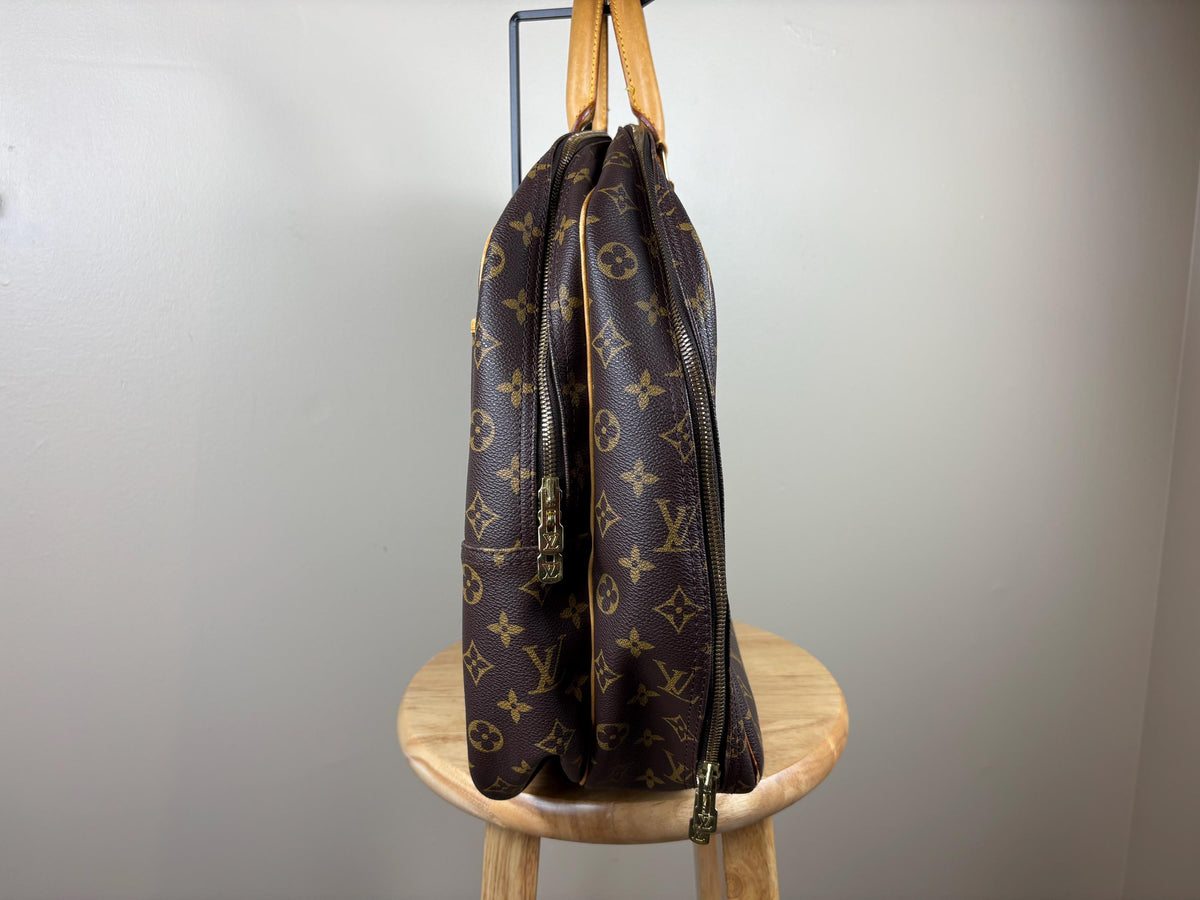 Authentic Louis Vuitton Alize 24 Heures Luggage Monogram Bag