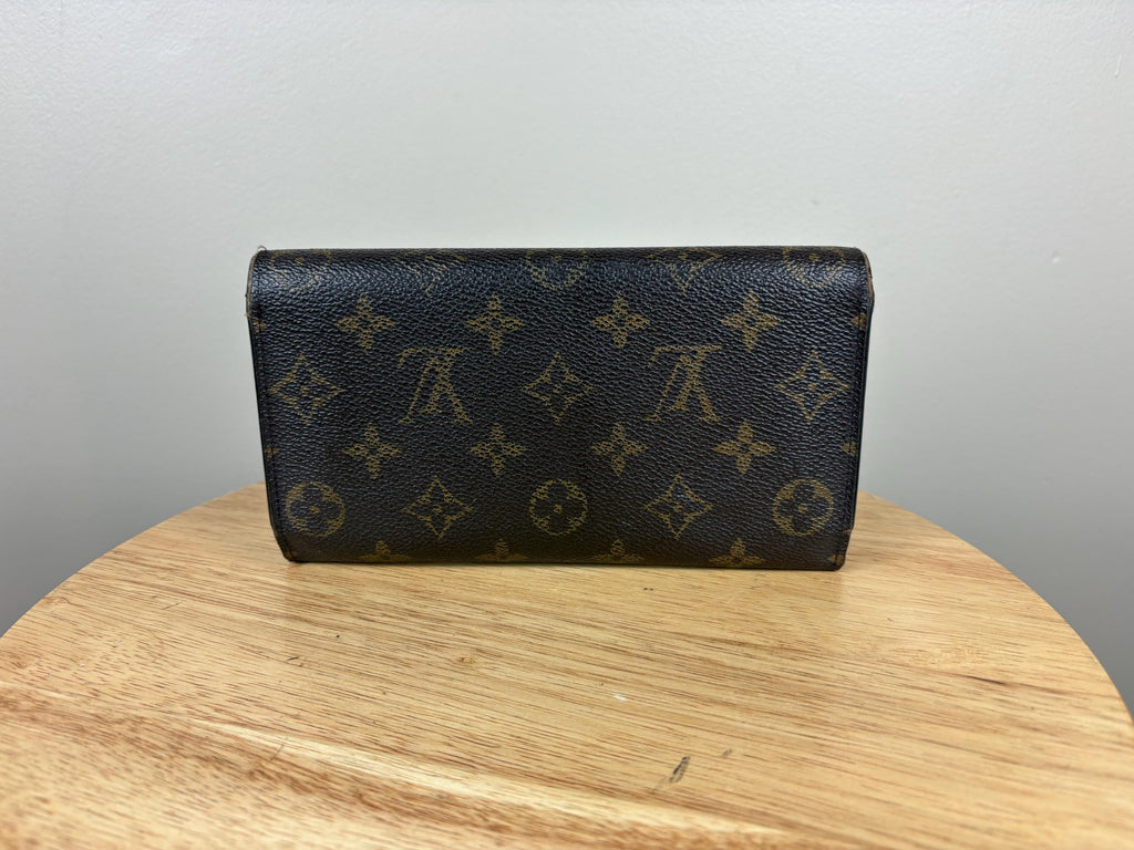 Authentic Louis Vuitton Monogram Porte Tresor International Trifold Wallet