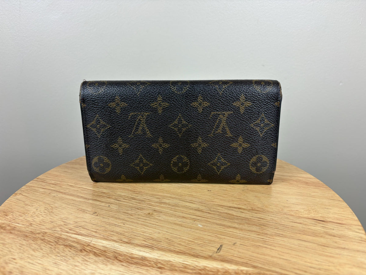 Authentic Louis Vuitton Monogram Porte Tresor International Trifold Wallet