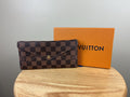 Authentic Louis Vuitton Damier Ebene Origami Wallet w/ Box