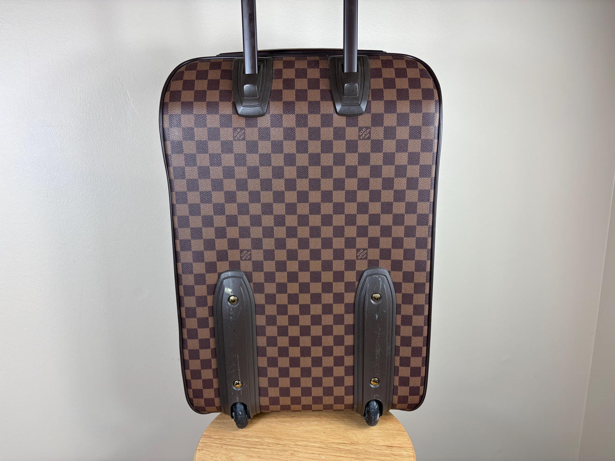 Authentic Louis Vuitton Pegas 55 Damier Ebene Carry On Luggage