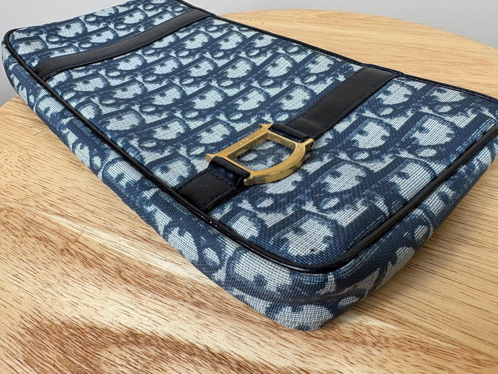 Authentic Christian Dior Trotter Diorissimo Clutch Travel Cosmetic Pouch