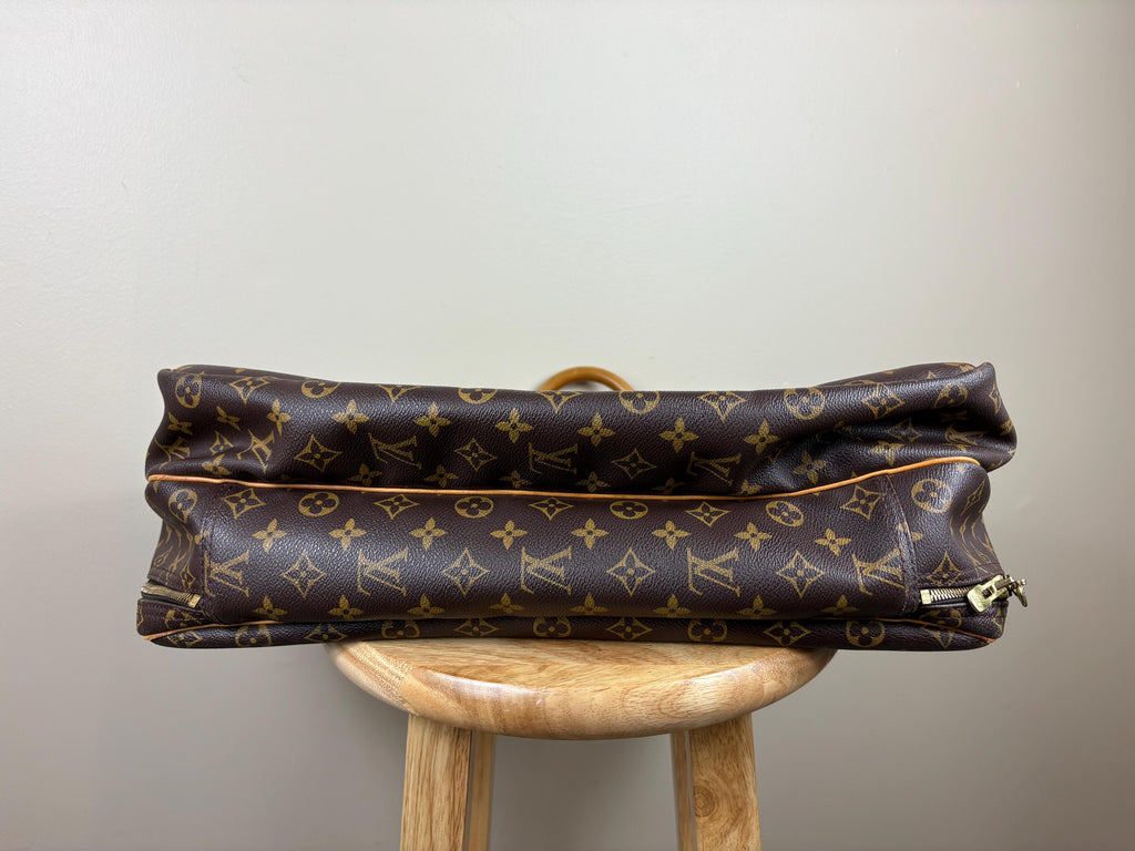 Authentic Louis Vuitton Alize 24 Heures Luggage Monogram Bag