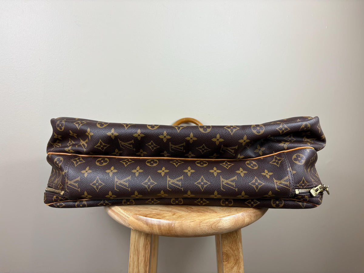 Authentic Louis Vuitton Alize 24 Heures Luggage Monogram Bag
