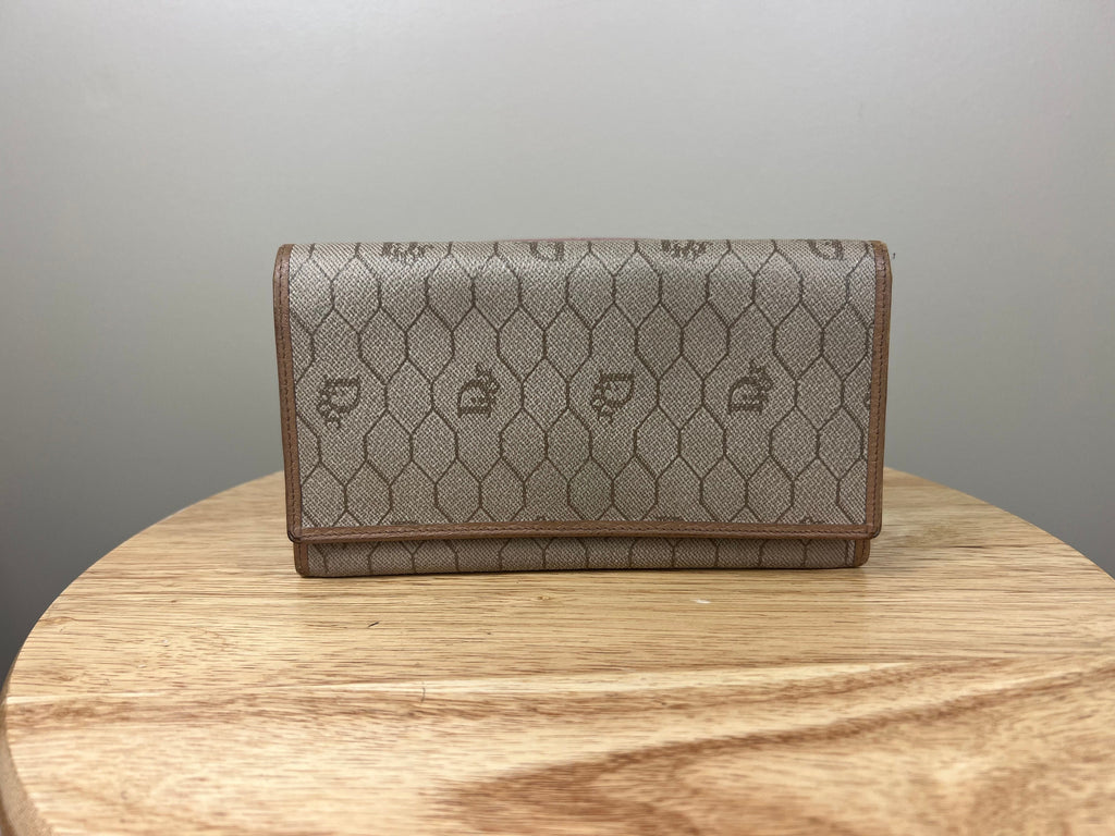 Authentic Christian Dior Long Wallet Monogram