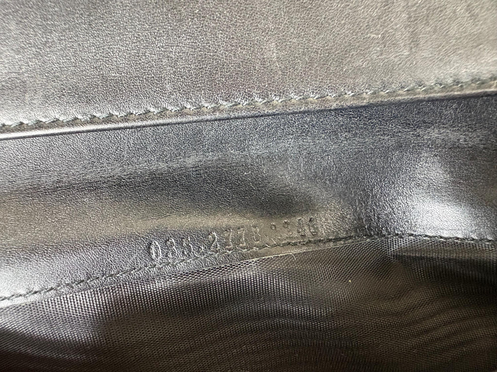 Authentic Gucci Dark Brown Leather Snap Wallet