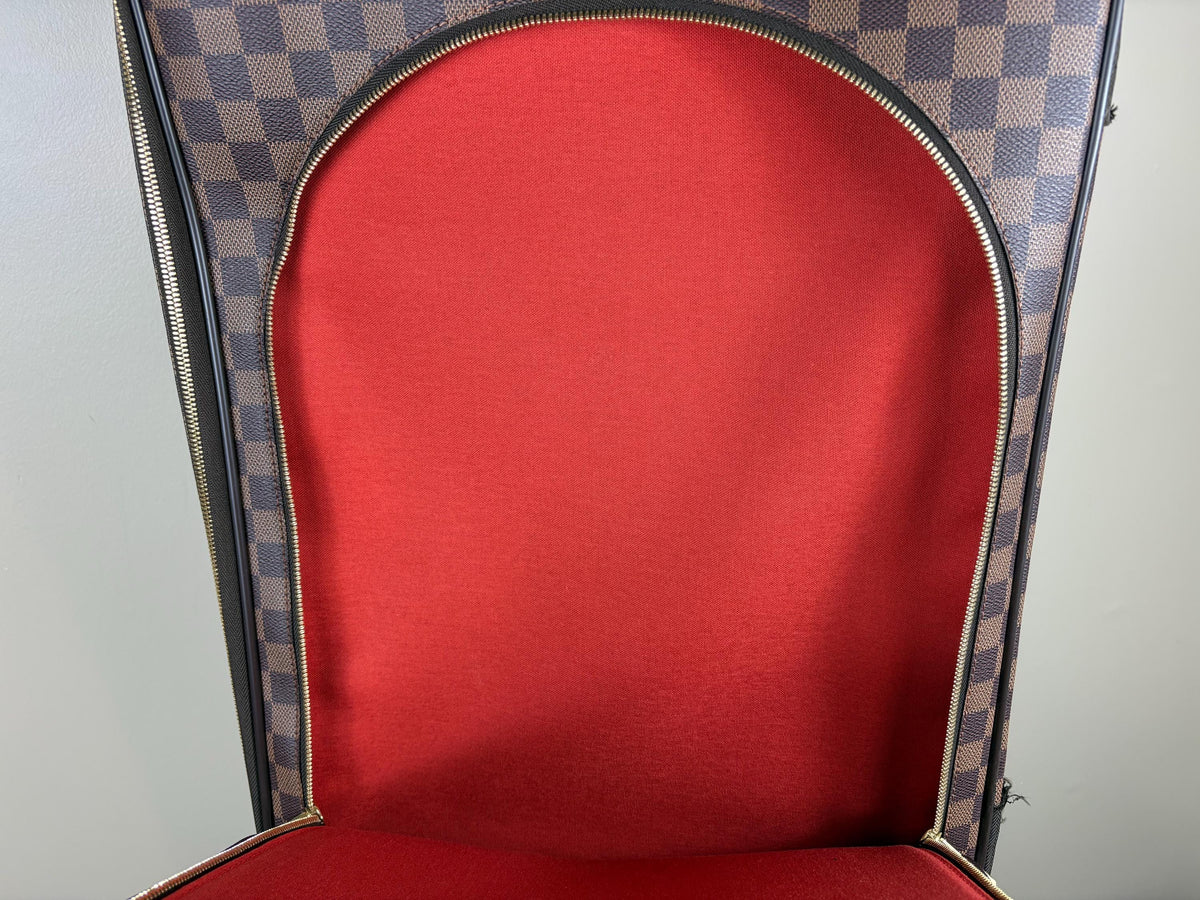Authentic Louis Vuitton Pegas 55 Damier Ebene Carry On Luggage