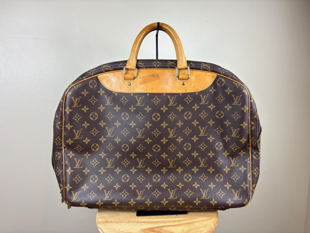 Authentic Louis Vuitton Alize 24 Heures Luggage Monogram Bag