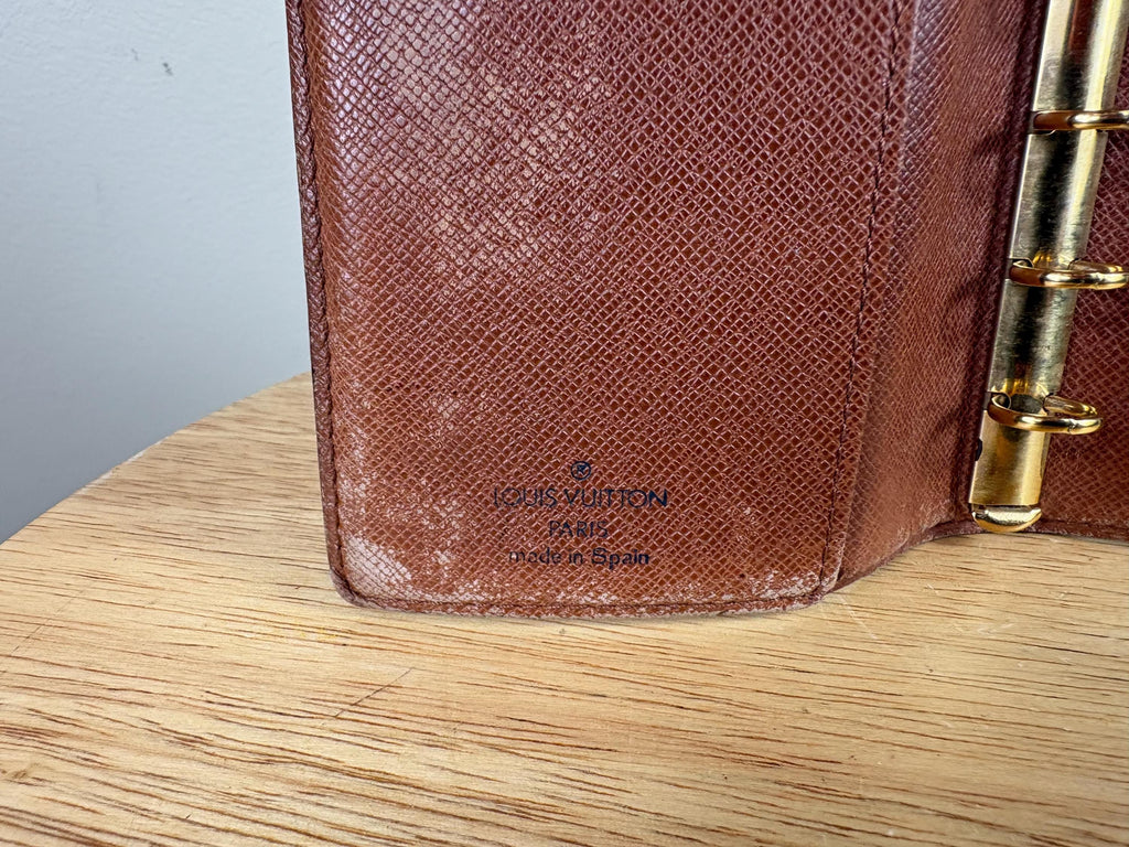 Authentic Louis Vuitton Monogram Agenda PM Notebook Cover
