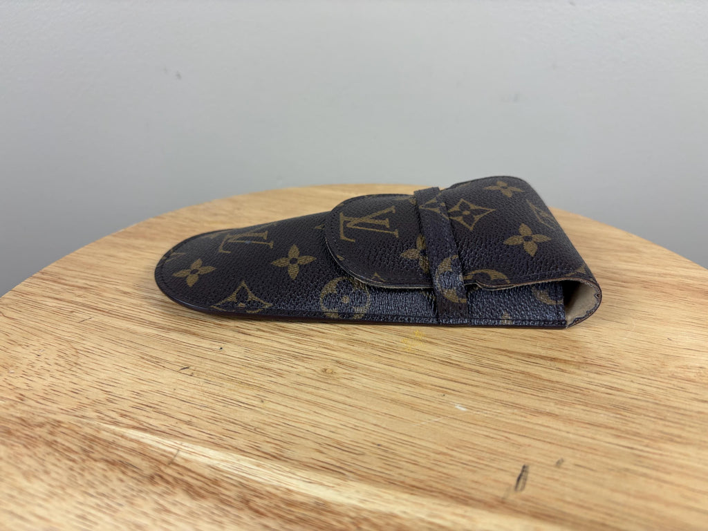 Authentic Louis Vuitton Glasses Holder Monogram Canvas