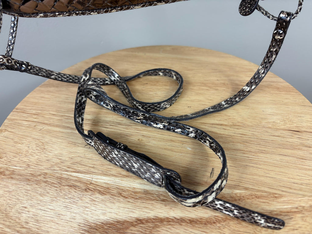 Authentic Bottega Veneta Nodini Metallic Crossbody Bag