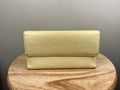 Authentic Louis Vuitton Epi Crème International Tri-Fold Long Wallet
