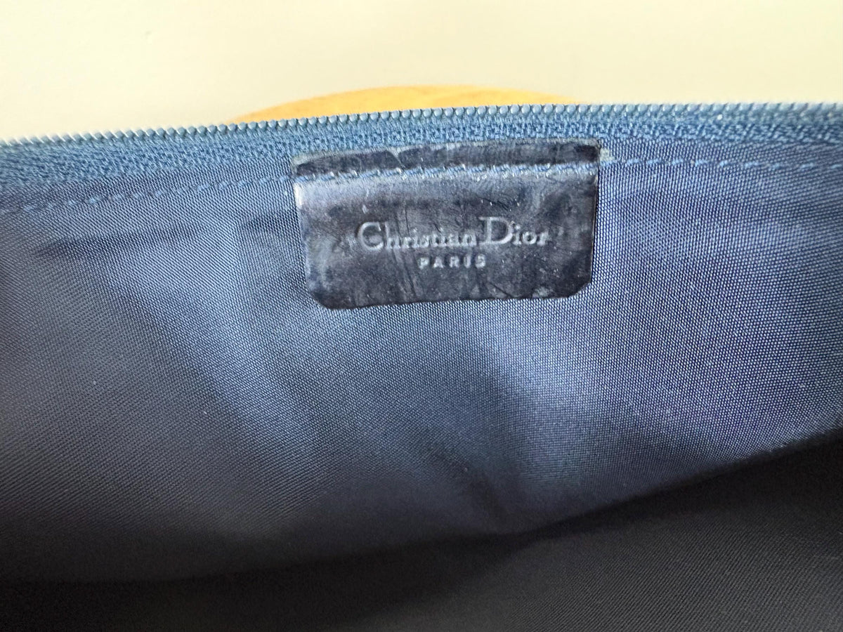 Authentic Christian Dior Trotter Diorissimo Clutch Travel Cosmetic Pouch