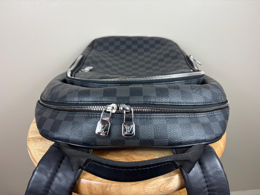 Authentic Louis Vuitton Michael Damier Graphite Backpack w/ COA