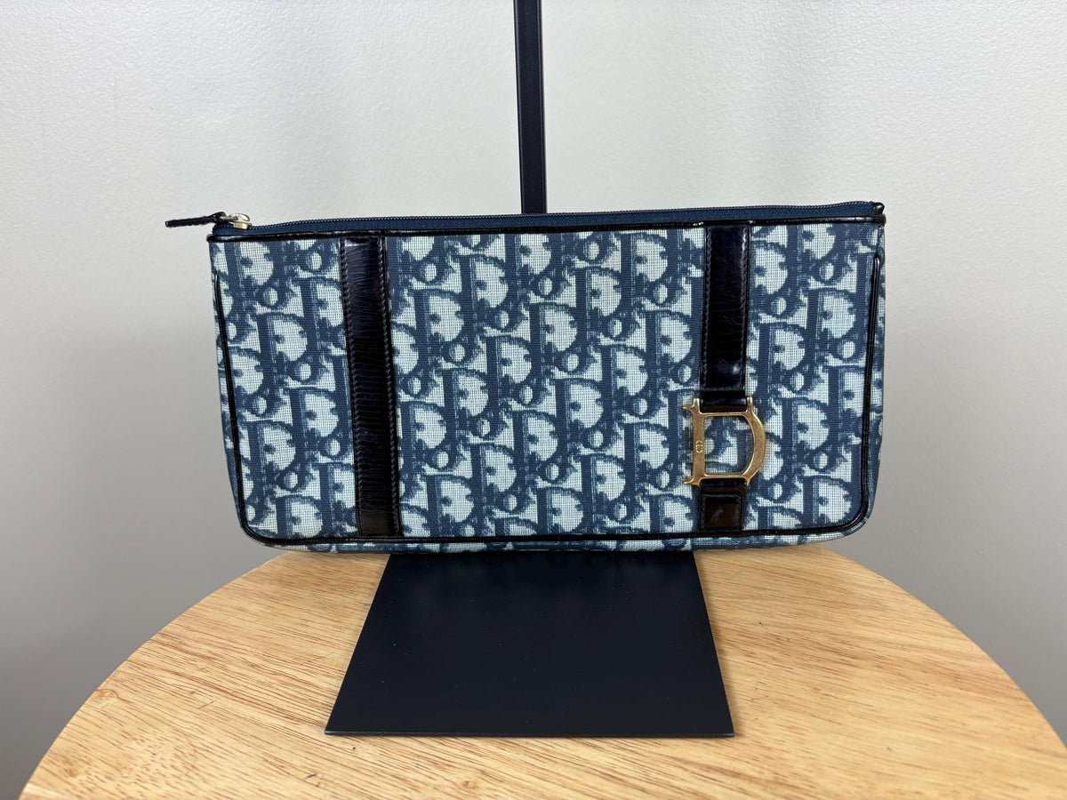 Authentic Christian Dior Trotter Diorissimo Clutch Travel Cosmetic Pouch