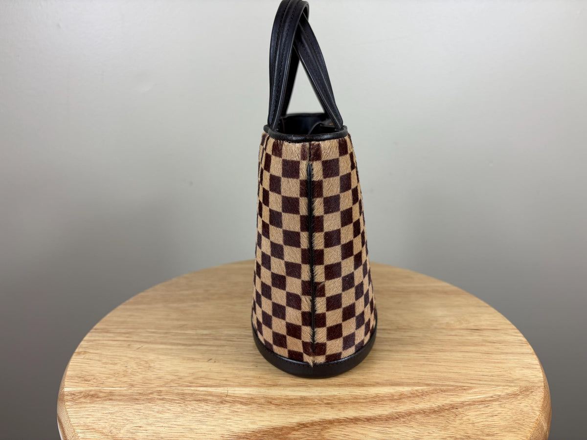 Authentic Louis Vuitton Impala Sauvage Pony Hair Mini Tote Purse