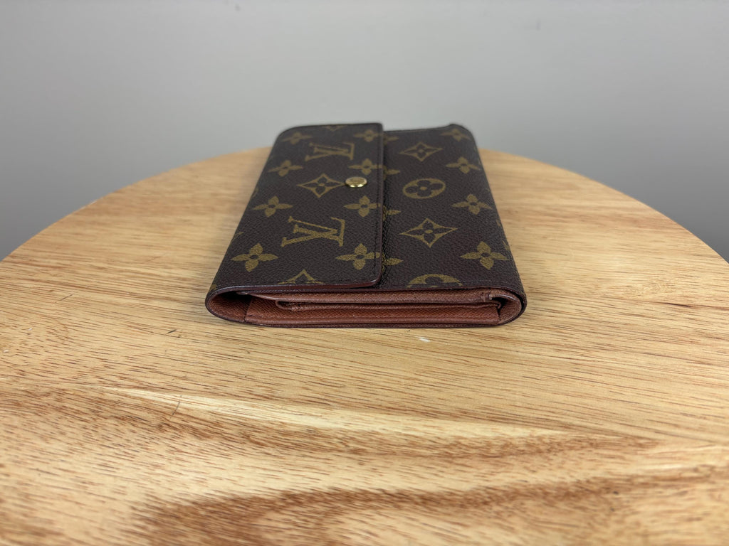 Authentic Louis Vuitton Monogram Porte Tresor International Trifold Wallet