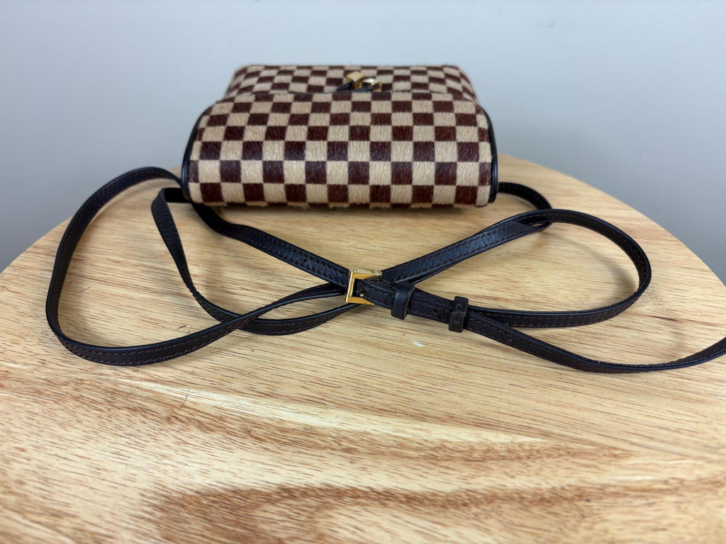 Authentic Louis Vuitton Gazelle Sauvage Pony Hair Crossboody Purse