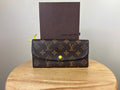 Authentic Louis Vuitton Monogram Emilie Neon Long Bifold Wallet w/ Box