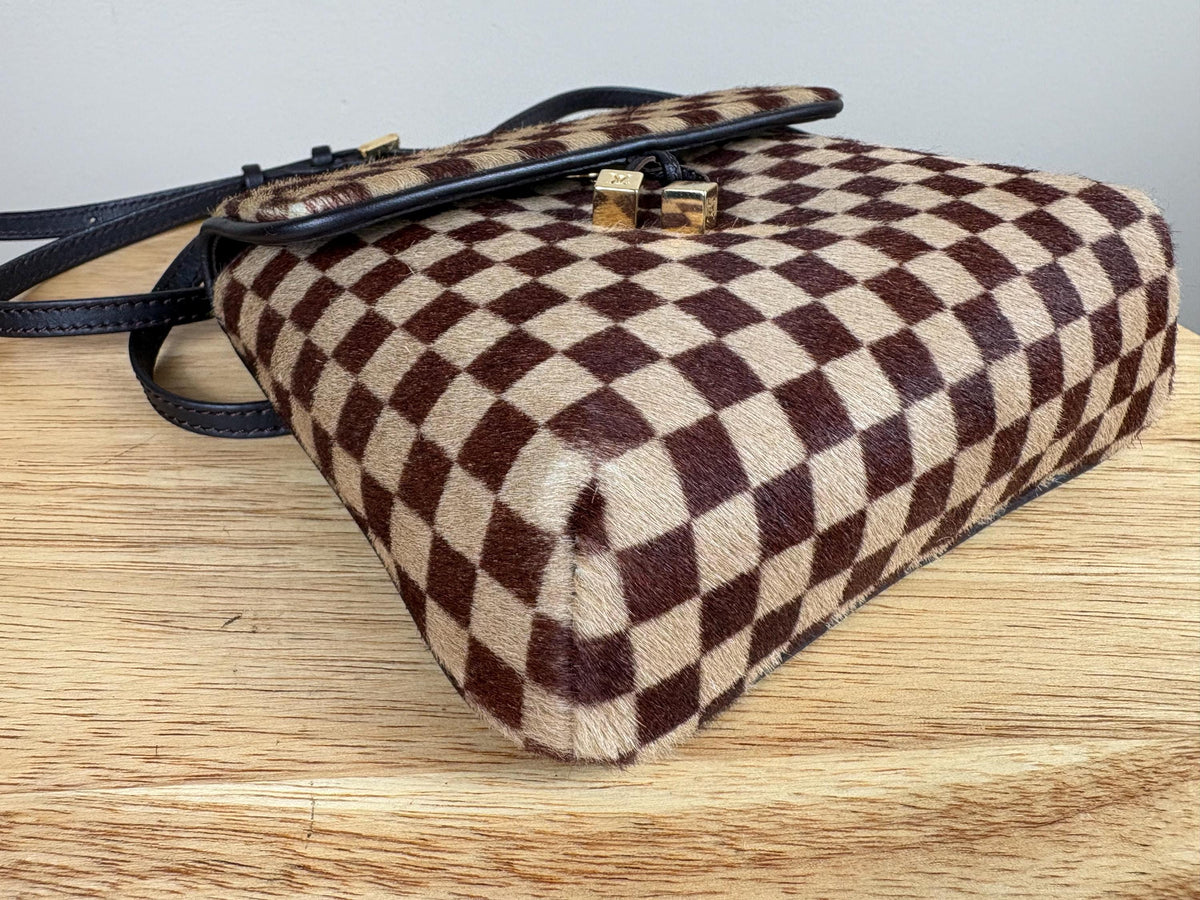 Authentic Louis Vuitton Gazelle Sauvage Pony Hair Crossboody Purse
